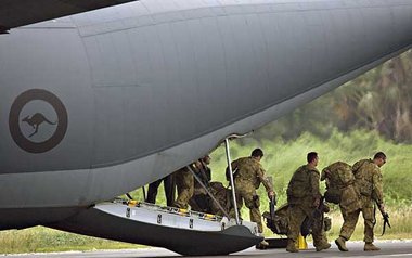 Rohstoffsicherung: Australiens Interventionstruppe auf dem
Flugh...