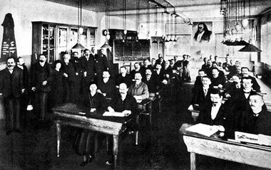 Parteischule der deutschen Sozialdemokratie in Berlin, 1908