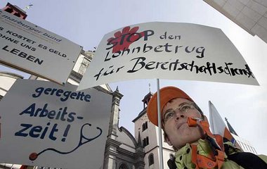 Kundgebung des Marburger Bundes in K&ouml;ln, M&auml;rz
2010