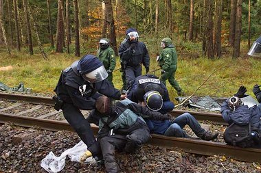 7. November bei Gr&uuml;nhagen im Wendland: Franz&ouml;sischer
P...