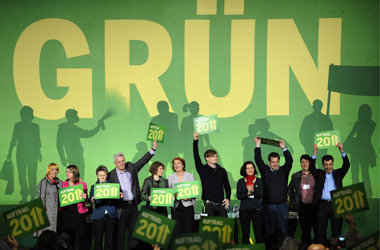 Die Grünen hoffen auf Siege bei den Landtagswahlen 2011 in Baden...