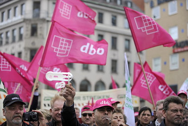 Wer k&amp;auml;mpft, kann auch verlieren. Kundgebung der GDL am ...