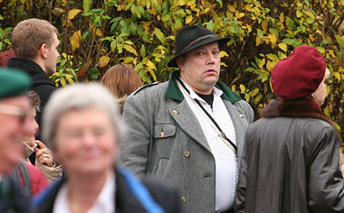 Gottfried K&uuml;ssel &ndash; hier auf einer Demo von FP&Ouml;
u...