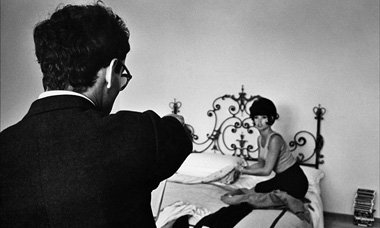 Der Meister und Brigitte Bardot in »Le
Mépris«... Der Meister und Brigitte Bardot in »Le
Mépris«...