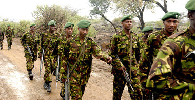 Exportschlager: Sturmgewehr von Heckler&amp;Koch, hier in
Kenia