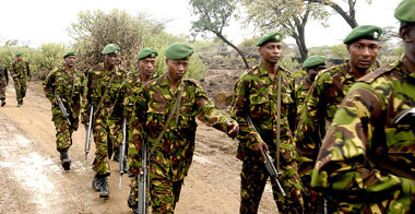 Exportschlager: Sturmgewehr von Heckler&amp;Koch, hier in
Kenia