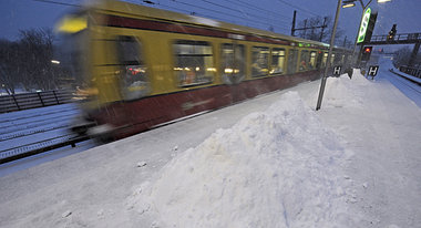 Fast schon eine Rarit&auml;t. Am Freitag hatte die Berliner
S-Ba...