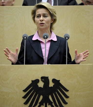 Ursula von der Leyen am Freitag vorm Bundesrat