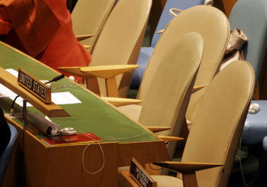 Vertretung der USA in der UN-Vollversammlung: Demonstrative Abwe... Vertretung der USA in der UN-Vollversammlung: Demonstrative Abwe...