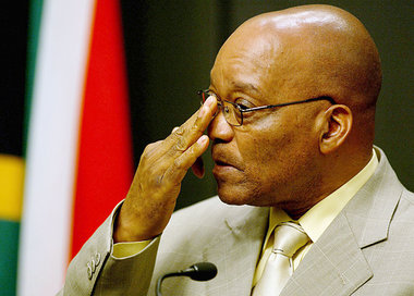 Enttäuschte Hoffnungen: Präsident Zuma Enttäuschte Hoffnungen: Präsident Zuma