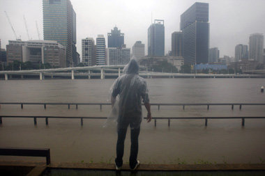 Der Brisbane River, der durch die dritt&shy;gr&ouml;&szlig;te
St...