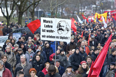 Luxemburg-Liebknecht-Demonstration in Berlin, 9. Januar 2011
