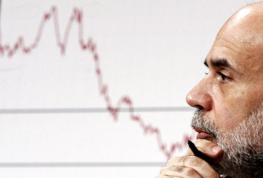 Der Fed-Chef und sein Blick auf die Trends: Es geht
aufw&auml;rt...