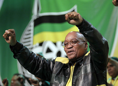 Unter Pr&auml;sident Jacob Zuma entwickelt sich S&uuml;dafrika
n...