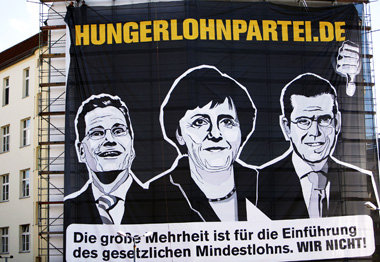 ver.di-Plakat 2009 in Berlin