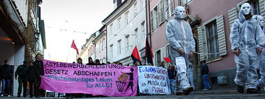 Bleiberechtsdemonstration Anfang Februar in Freiburg
