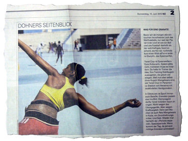 Kuba in der Aargauer Zeitung: Kein Speer, keine Bleikugel, kein