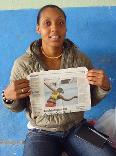Yanet Cruz, Speerwerferin aus Kuba: »Der
spinnt!«