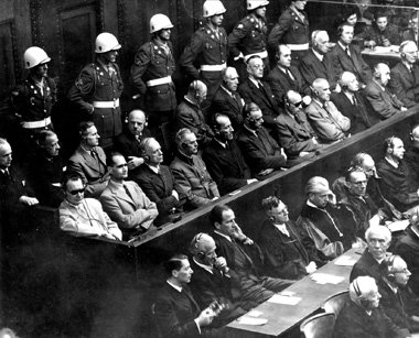 Die deutschen Hauptkriegsverbrecher 1946 in N&uuml;rnberg