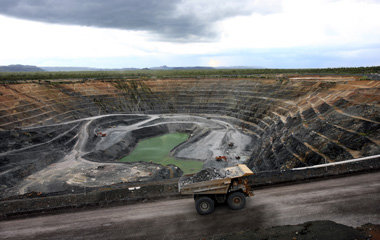Uranmine im Northern Territory von Australien. Bis 2030 soll
der...