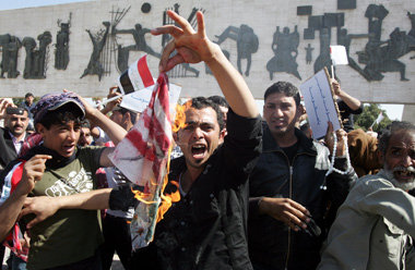 &raquo;Tag des Zorns&laquo; &ndash; Bei einer Demonstration in
B...