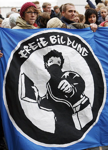 Langer Atem: Protest gegen Studiengeb&uuml;hren 2009 in
Kiel
