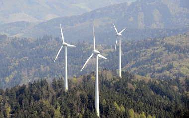 Windräder bei Freiburg: Auch im Südwesten gibt es enorme Potenti...