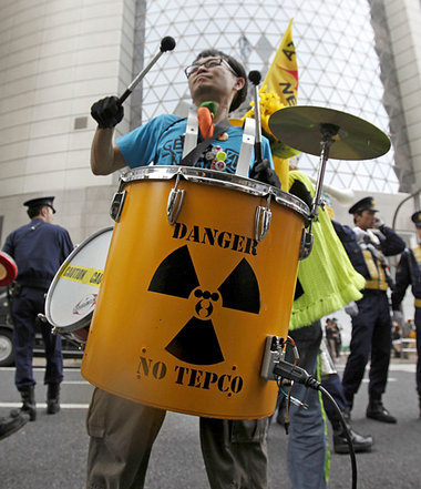 Anti-AKW-Protest in Tokio am Samstag