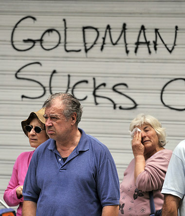 Keine Goldman-Fans in Athen: Griechenland droht trotz massiver E...