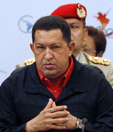 Ch&aacute;vez bei der CELAC-Au&szlig;enministerkonferenz in Cara...
