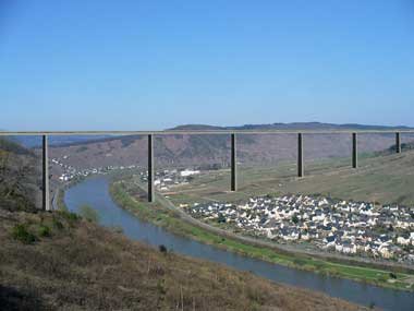 Der geplante Hochmosel&uuml;bergang bei Trier