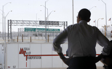 Obama in El Paso an der Grenze zu Mexiko
