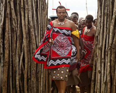 Der K&ouml;nig von Swasiland, Miswati III., hat die Ressourcen s...
