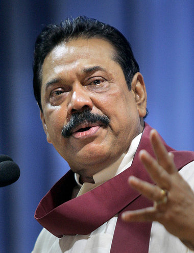 Sri Lankas Präsident Rajapakse Sri Lankas Präsident Rajapakse