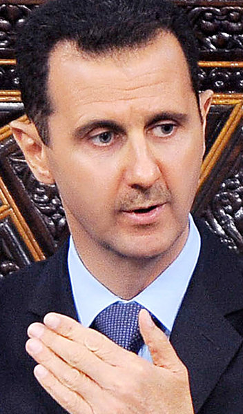 Der syrische Präsident Baschar Assad Der syrische Präsident Baschar Assad