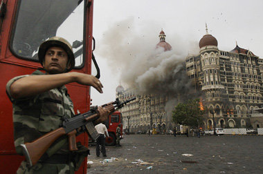 Der Anschlag auf das Tadsch-Mahal-Hotel in Mumbai am 29. Novembe...