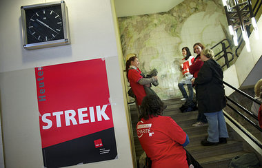 Charit&eacute;, 2. Mai: Zum ersten Mal organisierte ver.di einen...