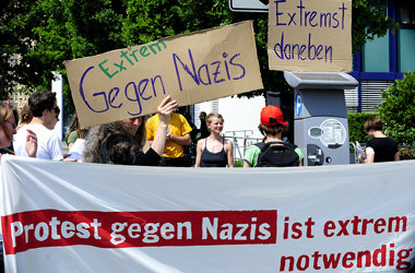 Demonstration gegen »Extremisbekämpfung« in Dresden am 20. Mai