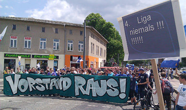 »Mit Firmen kämpfen«: Babelsberger Fandemo am Samstag