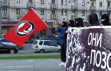 Keine Idylle: Demonstration in Moskau (aus dem Film)