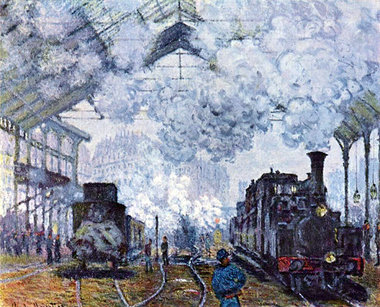 Claude Monet: &raquo;La gare Saint-Lazare&laquo; (Der Bahnhof Sa...