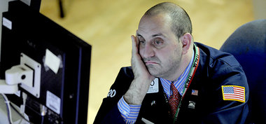 Ratlose Gesichter an der New Yorker B&ouml;rse schon im Oktober ...