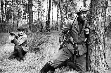 Sowjetische Partisanen 1943 in Belorußland