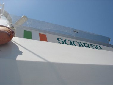 Ziel eines Anschlags: Die irische MV Saoirse
