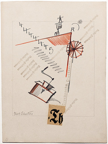 Ohne Stare &ndash; Kurt Schwitters: &raquo;Ohne Titel (mit Kaffe...