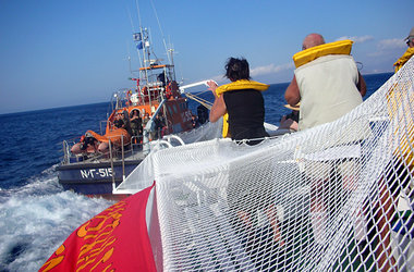 Verfolgungsjagd im Mittelmeer: Am Montag mi&szlig;achtete die &r...