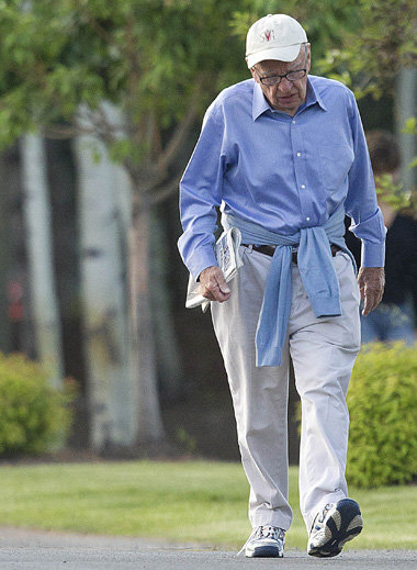 Rupert Murdoch am Donnerstag in Sun Valley, Idaho Rupert Murdoch am Donnerstag in Sun Valley, Idaho