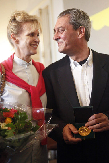 Szene einer Ehe: Siri Hustvedt bei der Verleihung der Grand-Verm...