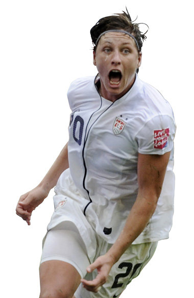 Eine unglaubliche Entwicklung: Abby Wambach (nach dem 2:1 gegen ...