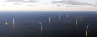 Windpark Baltic 1 des Energiekonzerns EnBW in der Ostsee nö... Windpark Baltic 1 des Energiekonzerns EnBW in der Ostsee nö...